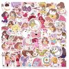 50pcs Bee and PuppyCat Sticker Cute Cartoon Decals DIY Phone Laptop Luggage Skateboard Guitar Car Waterproof 1 - Bee and PuppyCat Store