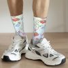 Autumn Winter Casual Men s Women s Cloud World Bee And Puppycat Socks Sweat Absorbing Basketball 3 - Bee and PuppyCat Store