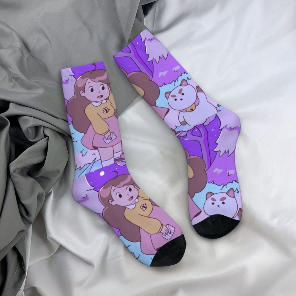 Bee And Puppycat Girl Cat Socks Men Women Fashion Socks Harajuku Spring Summer Autumn Winter Middle 2 - Bee and PuppyCat Store