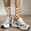 Cool LGBT Bees Basketball Socks Gay Pride Bisexual Lesbian Queer Asexual Polyester Middle Tube Socks for 3 - Bee and PuppyCat Store