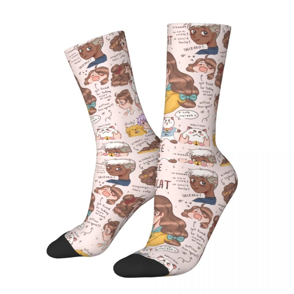 Copy Of Cute Bee And Puppycat Socks Men Women Funny Happy Socks Crazy Spring Summer Autumn - Bee and PuppyCat Store