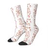 Funny Bee And Puppycat Poses Soccer Socks Polyester Middle Tube Socks for Women Men Sweat Absorbing - Bee and PuppyCat Store