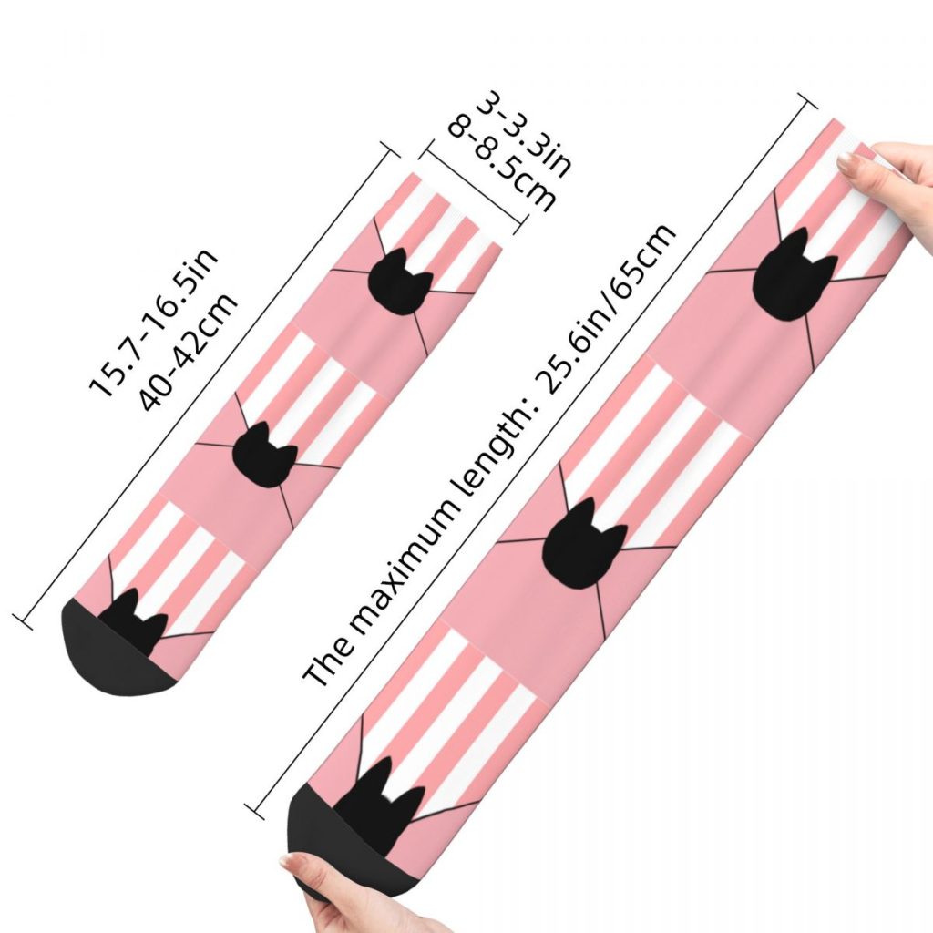 Happy Funny Male Men Socks Casual Bee And Puppycat Temp Work Assignment Sock Skateboard Women Sock 5 - Bee and PuppyCat Store