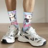 Hip hop Cool Bad Boy Bee And Puppycat Basketball Socks Polyester Long Socks for Unisex Sweat 3 - Bee and PuppyCat Store