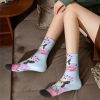 Hip hop Cool Bad Boy Bee And Puppycat Basketball Socks Polyester Long Socks for Unisex Sweat 4 - Bee and PuppyCat Store