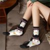 Winter Warm Casual Women Men Bee And Puppycat Best Friend Socks Breathable Middle Tube Socks 4 - Bee and PuppyCat Store