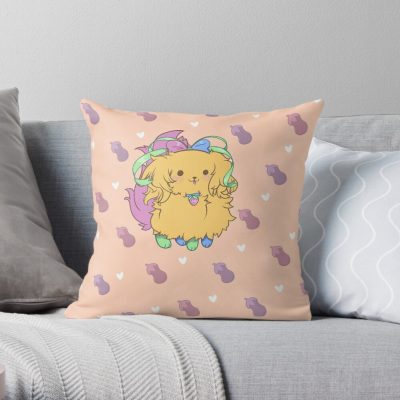 Sticky The Dog - Bee And Puppycat Throw Pillow Official Cow Anime Merch