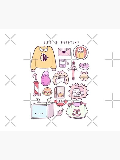 Bee And Puppycat Tapestry Official Cow Anime Merch