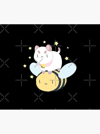 Netflix Bee And Puppycat, Bee From Bee And Puppycat, Netflix Cartoon Cute Bee Cat Cartoon, Netflix Bee And Puppy Cat Tapestry Official Cow Anime Merch