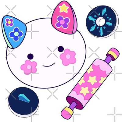 Moully Baking Bundle | Bee And Puppycat Tote Bag Official Cow Anime Merch