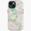 Lovely Flowers, Rabbits And Bears Iphone Case Official Cow Anime Merch