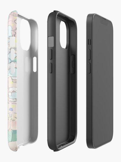 Lovely Flowers, Rabbits And Bears Iphone Case Official Cow Anime Merch