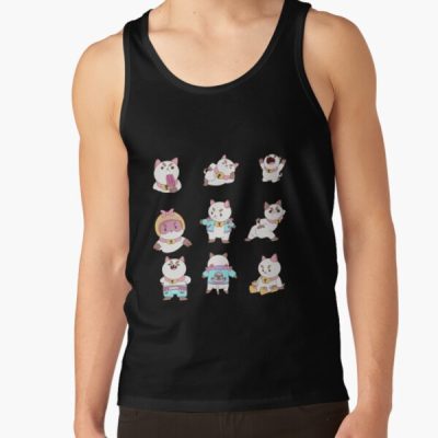 Puppycat Stickers Tank Top Official Cow Anime Merch