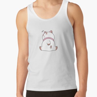 Puppycat Confused Tank Top Official Cow Anime Merch