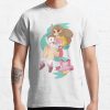 Bee And Puppycat Cuddle Classic T-Shirt Official Cow Anime Merch