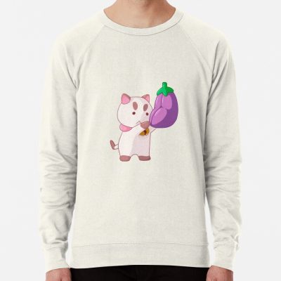 The Cat And The Eggplant (Bee And Puppycat) Sweatshirt Official Cow Anime Merch