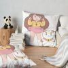 Bee And Puppycat Throw Pillow Official Cow Anime Merch