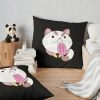 Bee And Puppycat Throw Pillow Official Cow Anime Merch