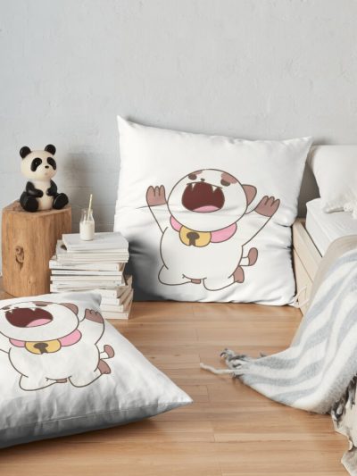 Puppycat Throw Pillow Official Cow Anime Merch