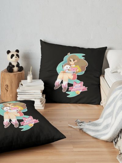 Bee And Puppycat Cuddle Classic Throw Pillow Official Cow Anime Merch