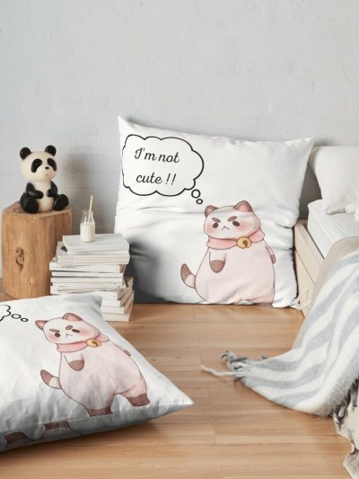 Throw Pillow Official Cow Anime Merch