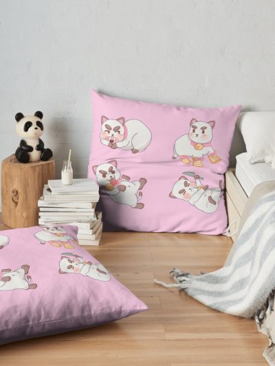 Puppycat Throw Pillow Official Cow Anime Merch