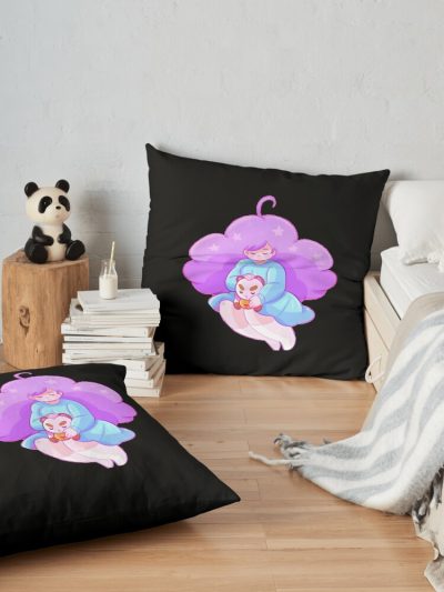 Bee And Puppycat Funny Classic Throw Pillow Official Cow Anime Merch