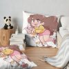  Throw Pillow Official Cow Anime Merch