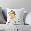 Bee And Puppycat Throw Pillow Official Cow Anime Merch