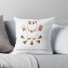 Puppycat - Get Me More Ice Cream Throw Pillow Official Cow Anime Merch