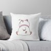 Puppycat Confused Throw Pillow Official Cow Anime Merch