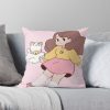 Bee And Puppycat Throw Pillow Official Cow Anime Merch