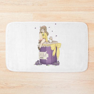 Funny Bee And Puppycat Bath Mat Official Cow Anime Merch