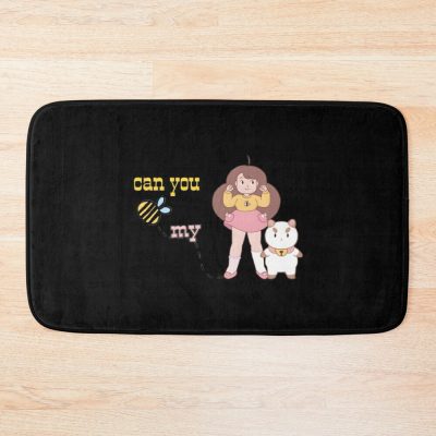 Cute Bee And Puppycat Design Classic Bath Mat Official Cow Anime Merch