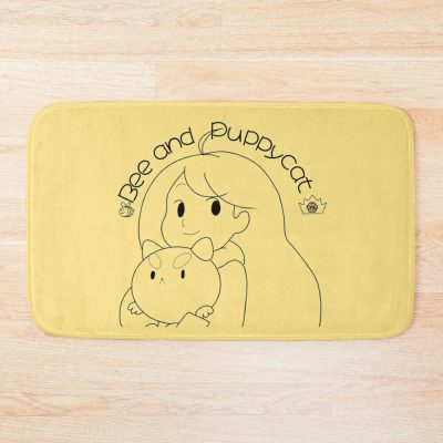 Bee And Puppycat (Yellow) Bath Mat Official Cow Anime Merch