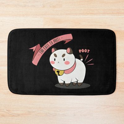 Cute Poot Bath Mat Official Cow Anime Merch