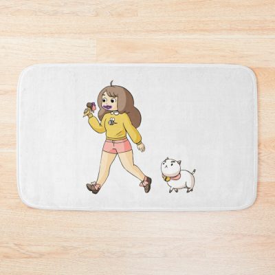 Bee And Puppycat Bath Mat Official Cow Anime Merch