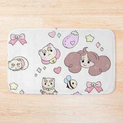 Bee And Puppycat Bath Mat Official Cow Anime Merch