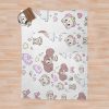 Bee And Puppycat Throw Blanket Official Cow Anime Merch