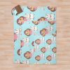   Bee And Puppycat Throw Blanket Official Cow Anime Merch