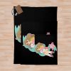 Bee And Puppycat Cuddle Classic Throw Blanket Official Cow Anime Merch