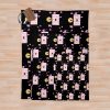 Awesome Bee And Puppycat Cardamon Throw Blanket Official Cow Anime Merch