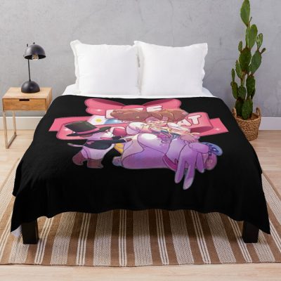 Bee And Puppycat 1 Throw Blanket Official Cow Anime Merch