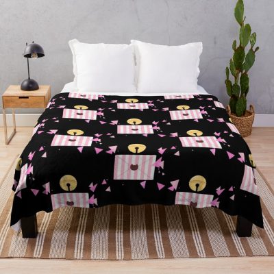 Awesome Bee And Puppycat Cardamon Throw Blanket Official Cow Anime Merch