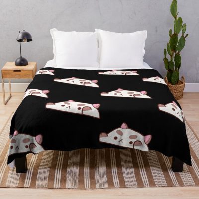 Bongo Puppycat 1 Sticker Throw Blanket Official Cow Anime Merch