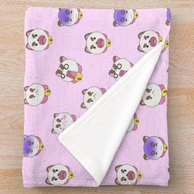 Cute Puppycat’S Moods T Shirt Throw Blanket Official Cow Anime Merch