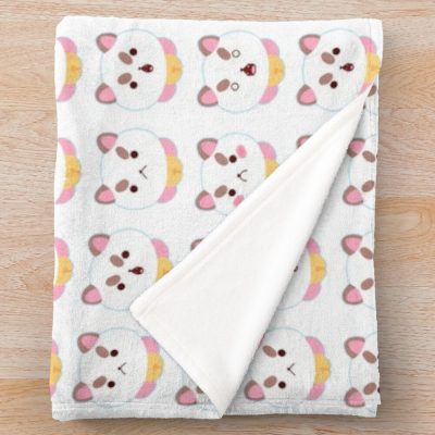 Puppycat - Bee And Puppycat Throw Blanket Official Cow Anime Merch