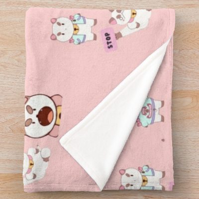 Puppycat Throw Blanket Official Cow Anime Merch