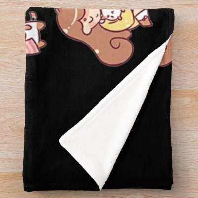 Bee And Puppycat 2 Throw Blanket Official Cow Anime Merch