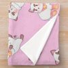 Puppycat Throw Blanket Official Cow Anime Merch